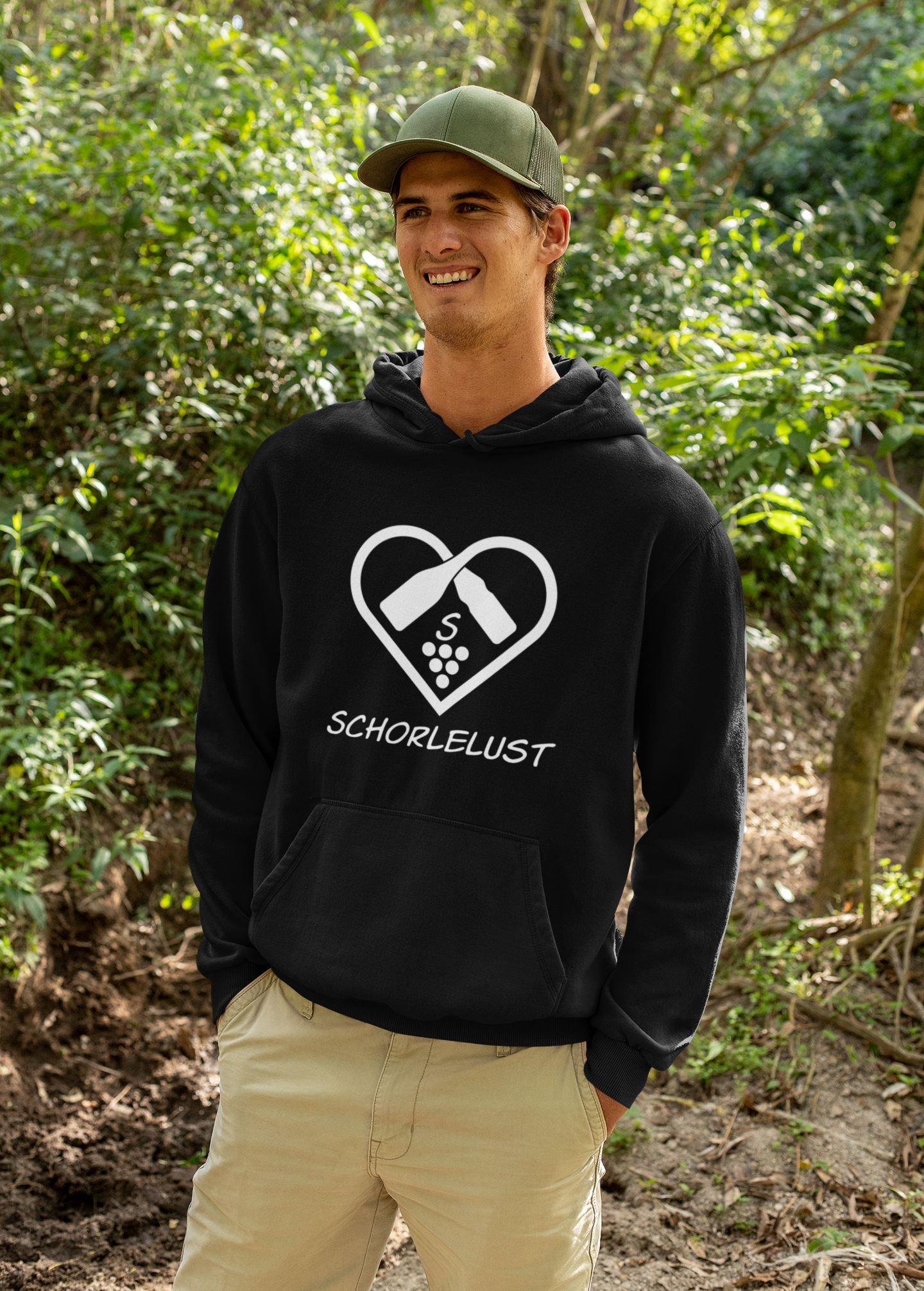 Hoodie Logo Schorlelust Herren