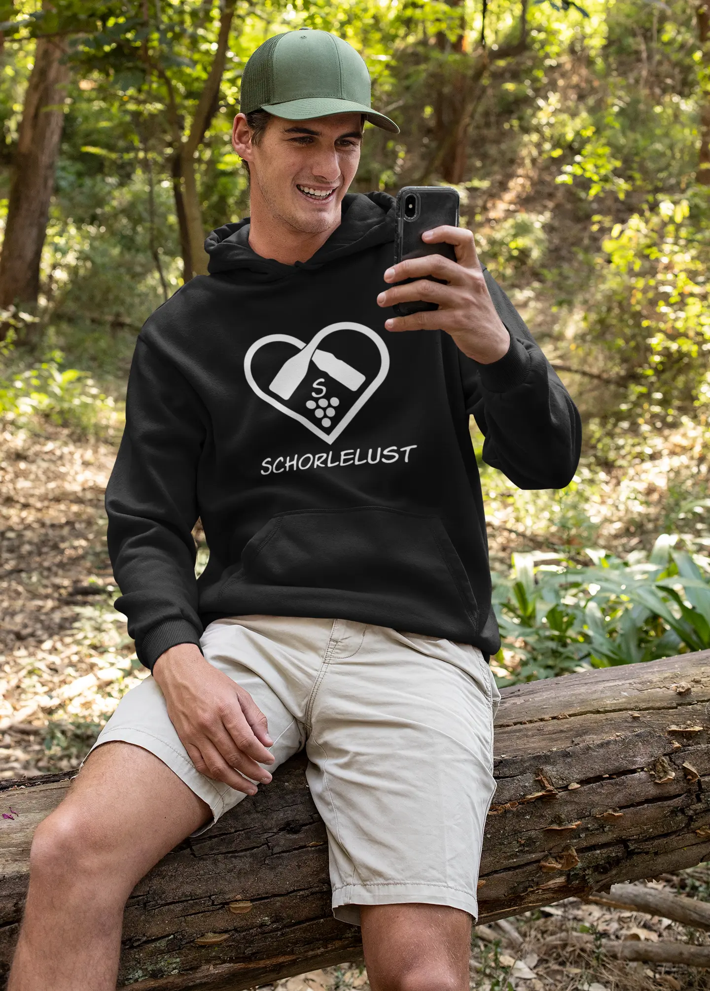 Schorlelust Hoddie Herren Simon von vorne