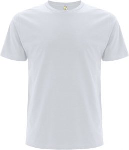 Weißes Herren/Unisex T-Shirt